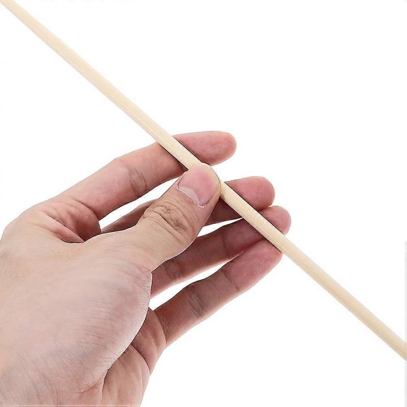 Handheld Flag Pole Bamboo Flagpole for Durable Use 100Pcs Decorative Flag Sticks