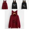 Streetwear Hoodie For Women With Letter Pattern And Cotton Blend For Casual Fall Fashion