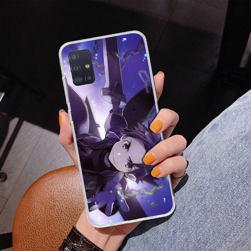 Sword Art Online Anime Phone Case For Samsung Galaxy A52 A32 A22 A12 A51 A31 A50S A30S A20S A10S Note 20 Ultra 10 Plus S10 A72 A