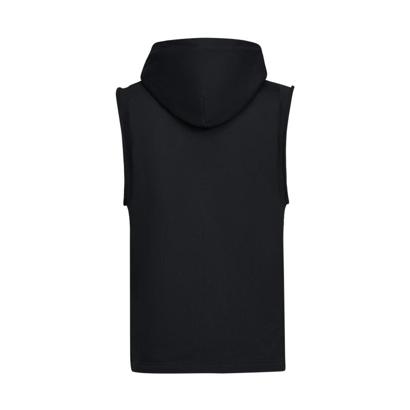 Under Armour Gilet Sportivo Curry Loose Basketball Fitness Leggero Traspirante Comodo Morbido con Cappuccio Uomo gilet Grigio Spazio Oscuro 6009769-016