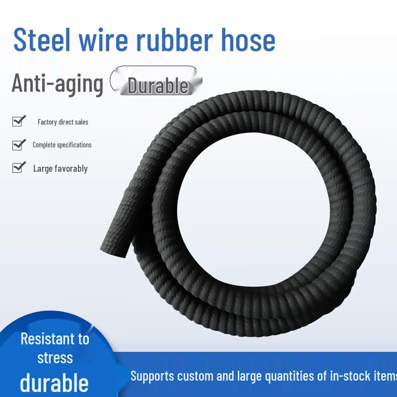 Dalan Black Rubber Steel Wire Reinforced Suction & Discharge Hose Standard
