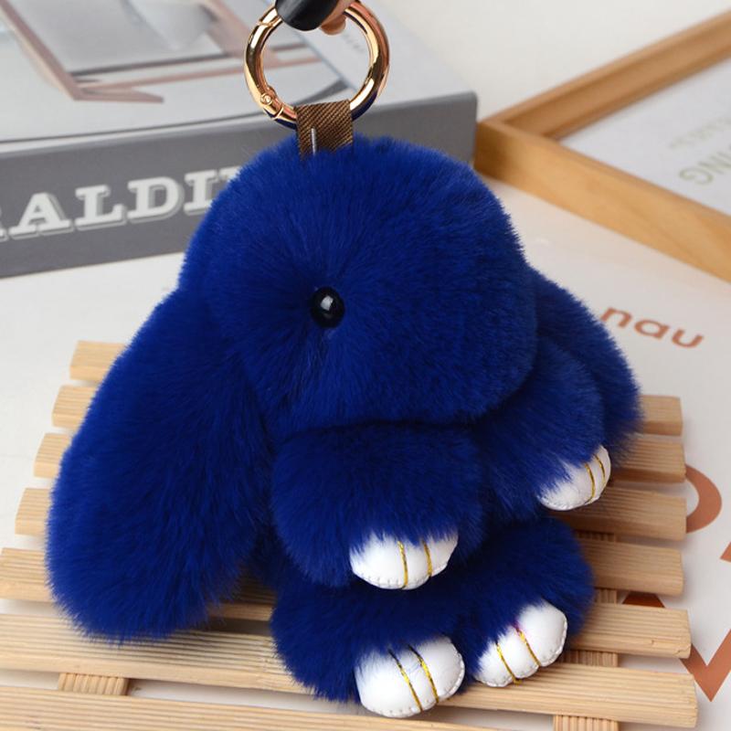 14CM Coniglio Peluche Carino e Soffice Pompon di Peluche Coniglietto su Borsa Portachiavi per Auto Gioiello Femminile Bambole per Feste Fascino per Borsa Regalo Ragazze