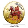 Chinesisches Mondneujahr des Pferdes Münze Glücksammlung Sammlermünze 2026 Jahr des Pferdes Glück Andenken Souvenir Segen