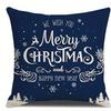 Short Plush Material Pillowcasehome Decor Christmas-Themed Patterns Cushion Covers Pattern Cushion Cover Suitable For Sofa Bedro