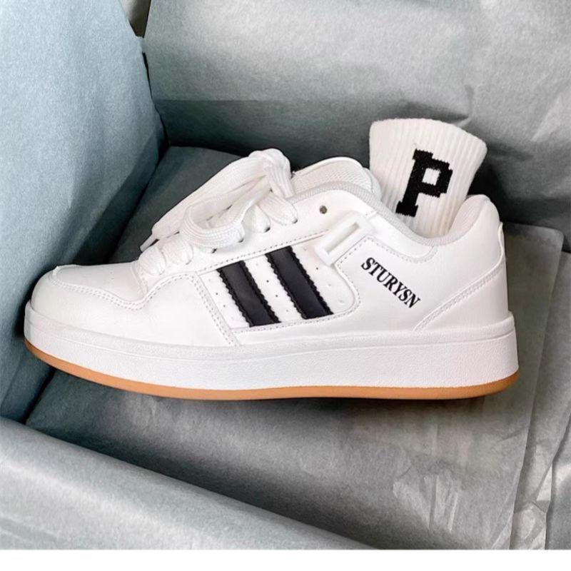 Autumn new thick-soled niche versatile couple bread shoes low-top sports and leisure shoes