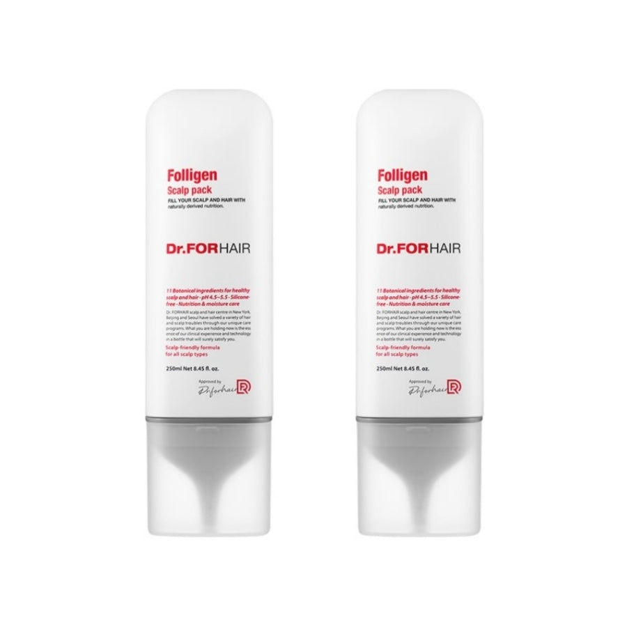 Dr.ForHair Folligen Scalp Pack 250g*1Pc/2Pcs
