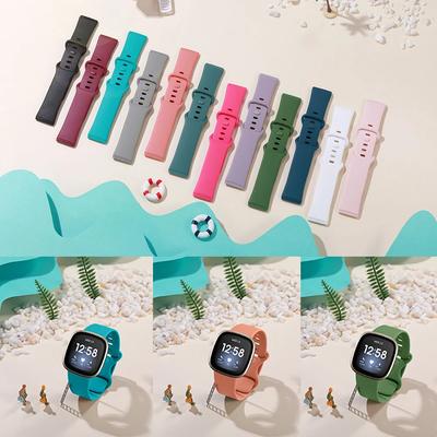 Silicone Strap For Fitbit Versa 3 Watch Band Soft Smartwatch Correa Sport Bracelet For Fitbit Sense Versa3 Watchband Accessories