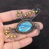 Rainbow Calsilica Pendant Copper Wire Wrapped Gemstone Pendant Stylish Pendant Copper Jewelry Engagement Gift Handmade Jewelry Bird Pendants