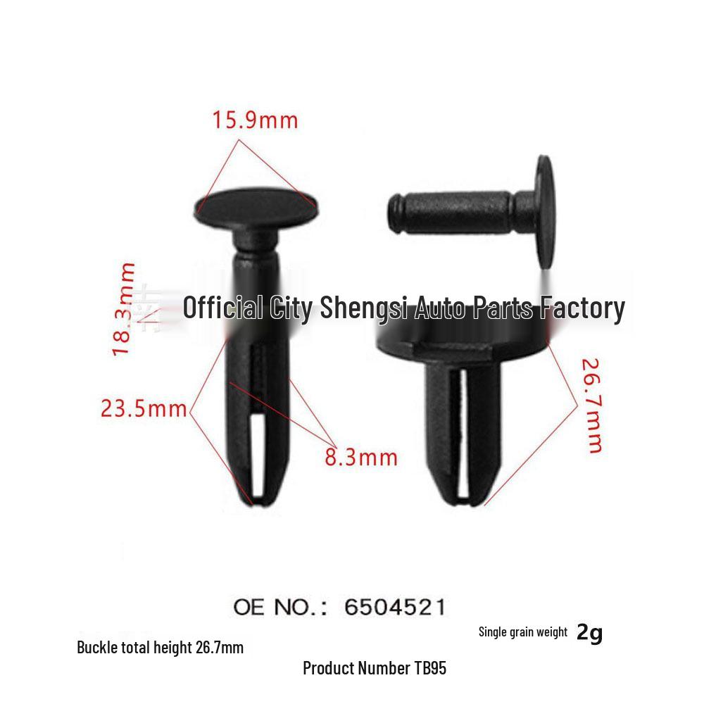

Universal Push-in Rivets & Clips for Toyota, Ford, Chrysler Trim Panels 10,000 pieces