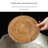 Rattan Weave Heat-Resistant Table Mat & Coaster Set
