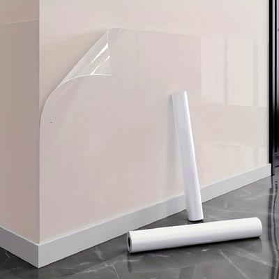 Non-stick Wallpaper Children's Room Stain-resistant Wall Stickers Living Room Bedroom Latex Paint Electrostatic Wall Stickers Protective Film.
