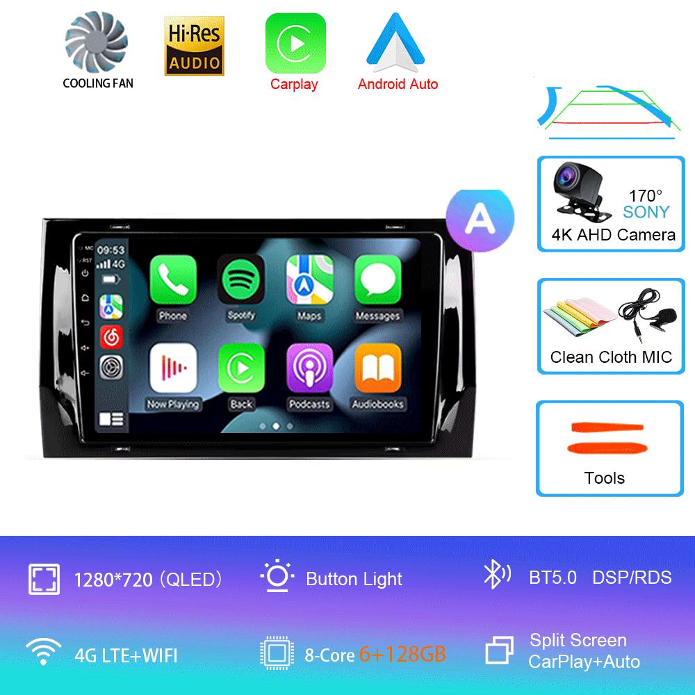 Android 14 Car Radio For Skoda Kodiaq 2016 - 2021 Karoq NU7 2017 - 2021 Multimedia Video Player Navigation stereo GPS Andro