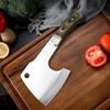 Stainless Steel Bone Knives Hand Forged Blade Kitchen Knives Wooden Handle Chef Cook Meat Cleaver Sharp Vegetable Butcher Knife