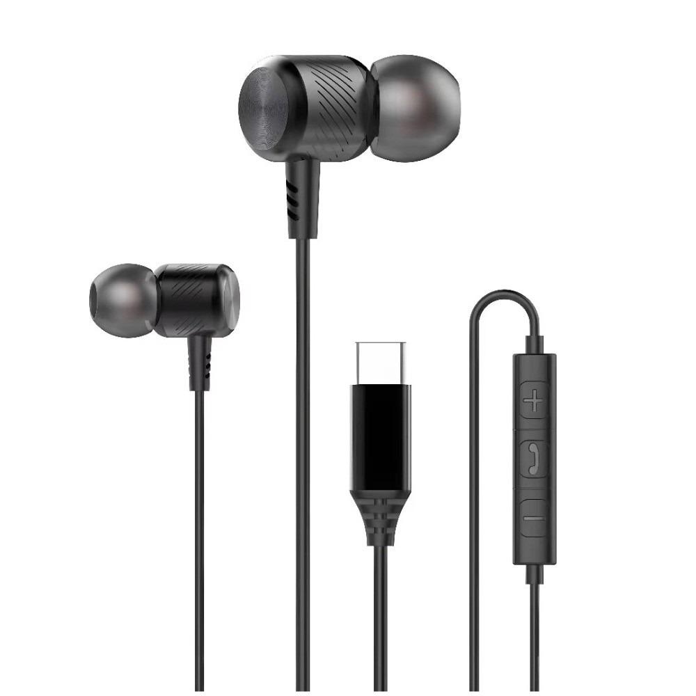Stereo Sound In-Ear Earphones Noise Reduction Wired Earbuds Surround Sound Music Headset  Daily Use