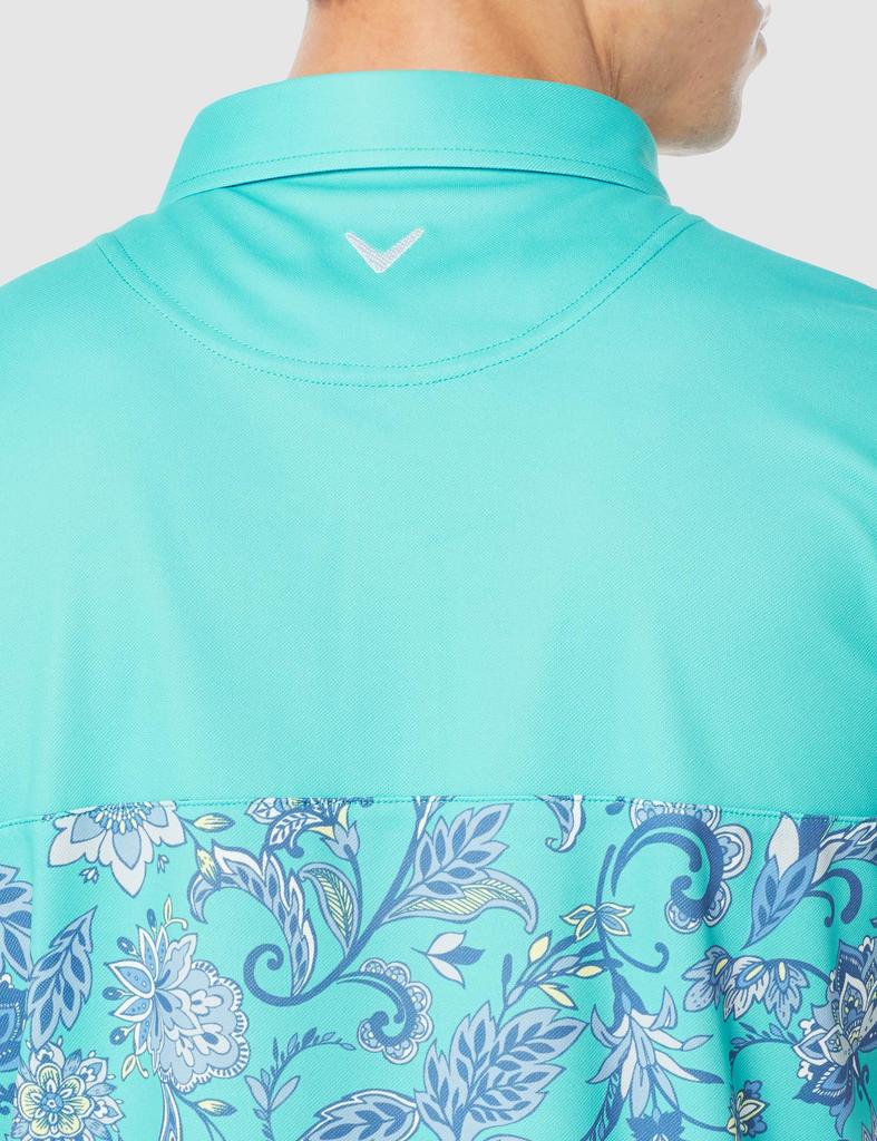 Callaway Polo Shirt Size M Men's (Waist-Shaped) / 241-1134531 / Golf, Turquoise,