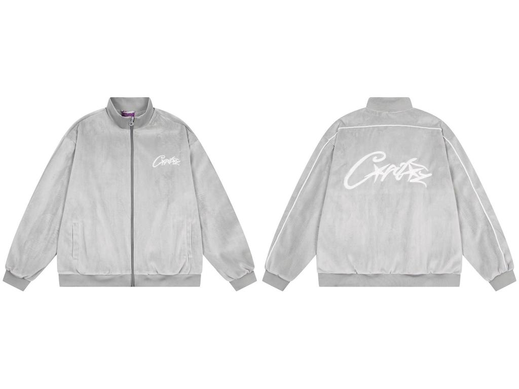 Chaqueta de Invierno Acolchada de Plumas Corteiz Alcatraz con LOGOTIPO Bordado