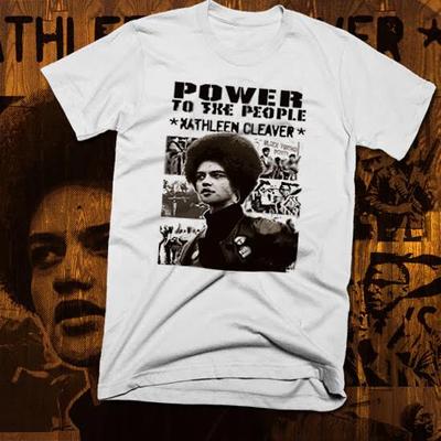 T-Shirt Panther Party Kathleen Cleaver Huey P Newton Storia Nera Nuova maglietta