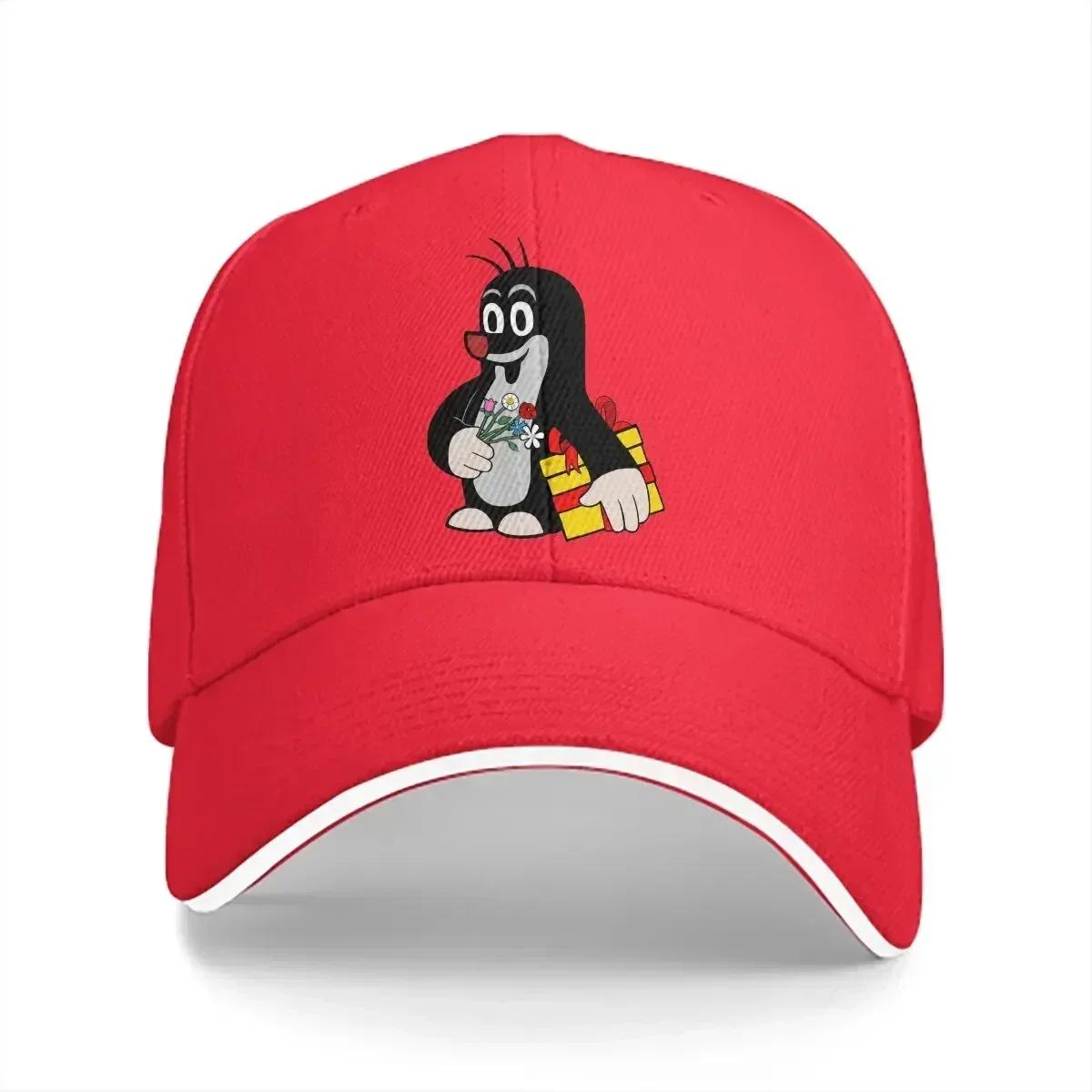 

Pure Color Dad Hats Gift Casual Hat Sun Visor Caps Krtek The Mole Peaked Cap 56-58cm