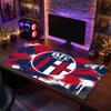 Bologna FC Theme Pattern Mouse Pad, Soccer Logo Design XXL Gaming Desk Mat Non-Slip Computer Mouse Pad