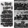 80PCS Vacuum Hose Caps, Connector Assortment 6 Sizes Black Rubber Cap, Automotive Topomatic Replacement Parts For Carburetor Vacuum Plugs, Intake