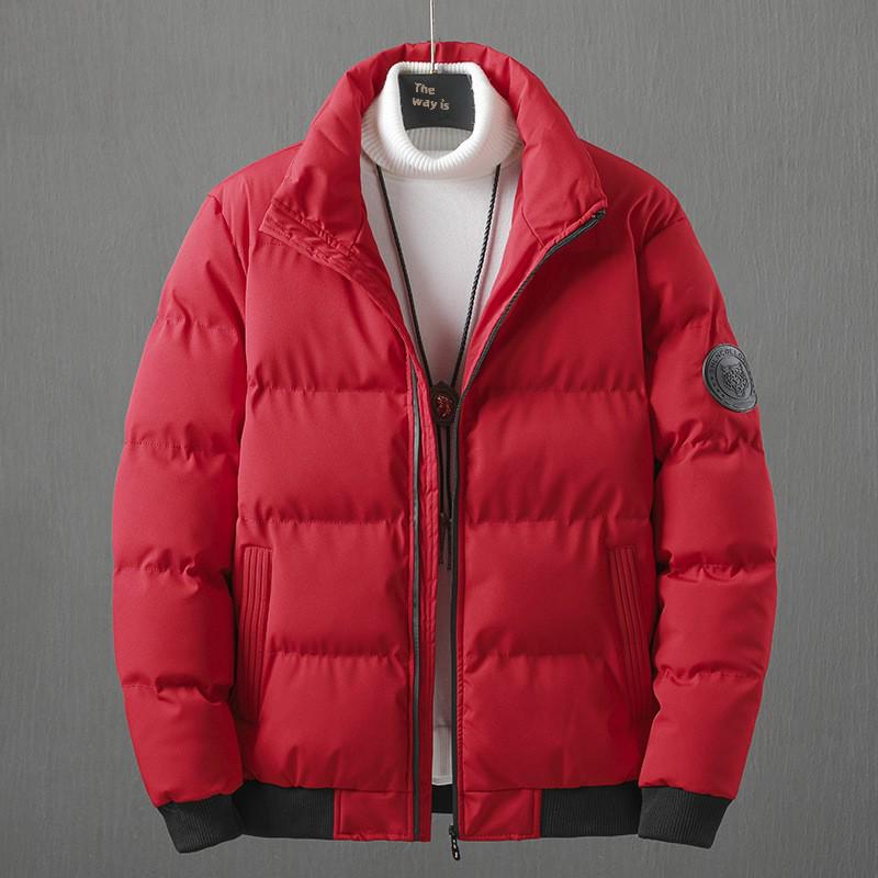 Men's 2023 Winter Cotton-Padded Jacket: Trendy Korean Slim Fit, Thickened for Warmth