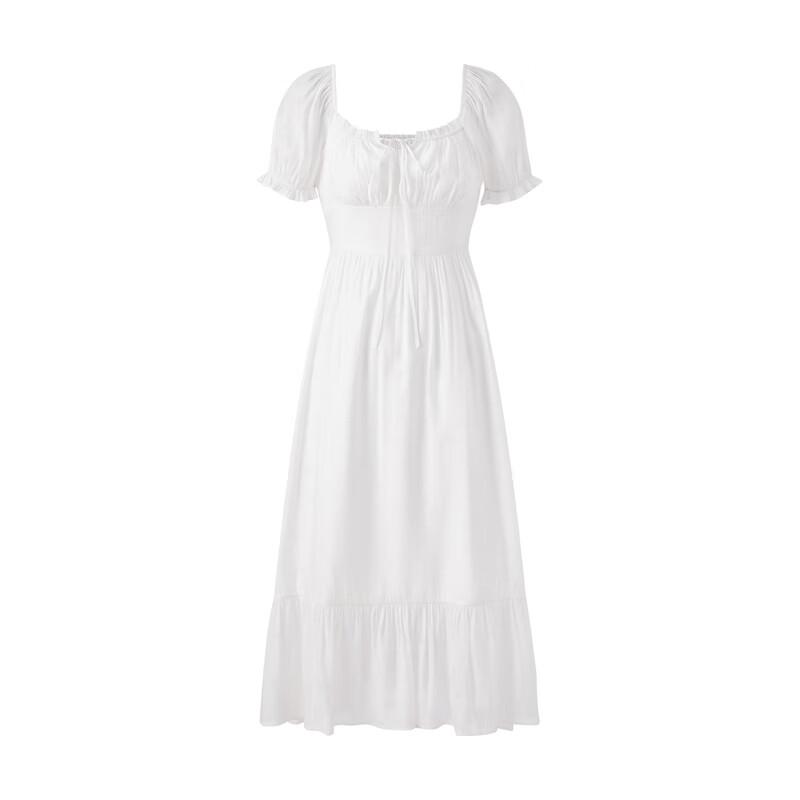 Leting Sweet & Chic Puff Sleeve A-Line Dress