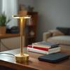 UFO LED Bedside Table Lamp: USB Charging, All-Aluminum Design, Perfect for Bedroom, Bar, or Restaurant.
