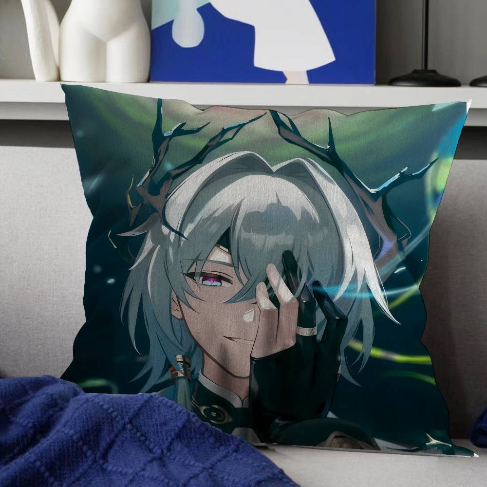 Honkai Star Rail Anaxa pillow cover sofa cushion cover home room decoration children gift