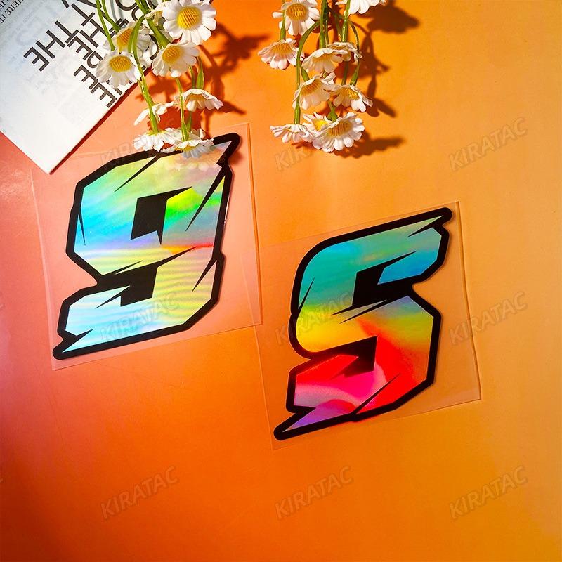 1PC 0~9 Laser Motorcycle Number Stickers Waterproof DIY Motorbike Fairing Vinyl Decals for BMW KTM YAMAHA Kawasaki Suzuki Honda