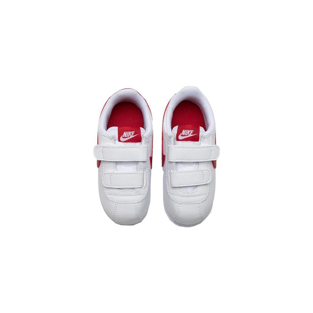 Nike Cortez Basic SL Cushioning Breathable Low top Toddler Shoes White Red Infant And Toddler 904769-101