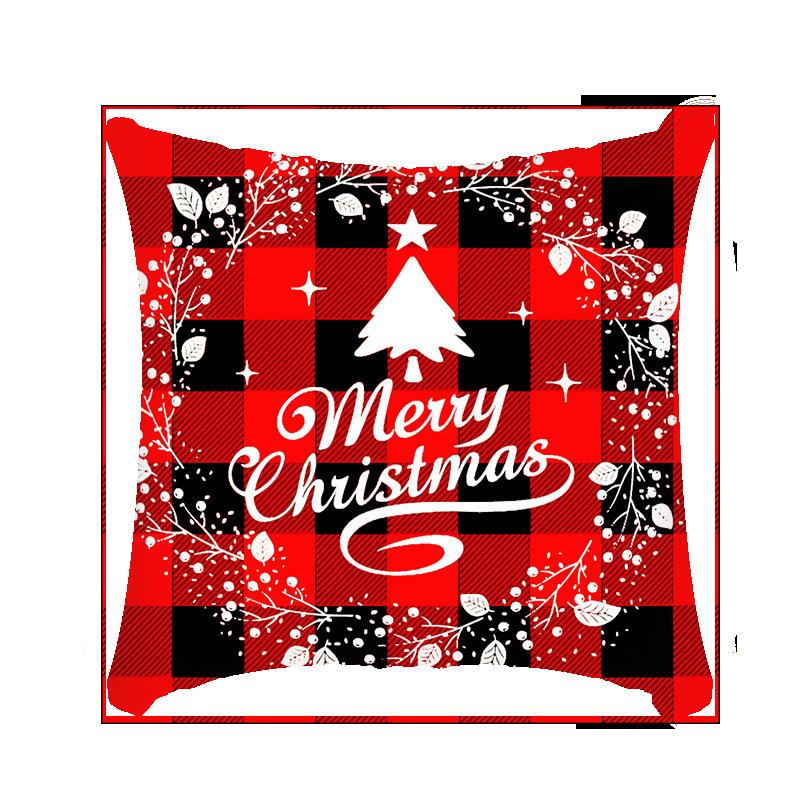 Grinch Linen Throw Pillowcase Holiday Sofa Office Cushion Pillowcase Green Furry Christmas Pillowcase