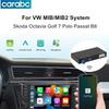 CARABC Wireless Carplay Android Auto Mirror Link For VW Volkswagen Skoda Octavia A5 Golf 7 Polo Passat B8 With MIB MIB2 System