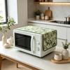 30x90cm Portable Cotton Linen Microwave Dust Cover Small Kitchen Accessory