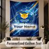 Custom Text Tapestry Leicester City Print Wall Tapestry Indoor Living Room Wall Decor