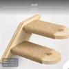 2Step Wall Mounted Cat Climbing Shelf, NoDrill, Dense Wood, DIY 2 Steps