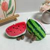 Cute Watermelon Plush Keychain With Pp Cotton Filling For Bag Decoration And Collectors