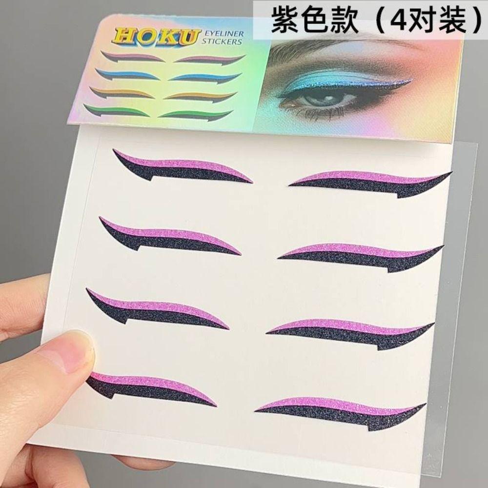 Bigger Glitter Eyeliner Sticker Double Eyelid Line Stickers Eye Makeup Tool Double Eyelid Decals