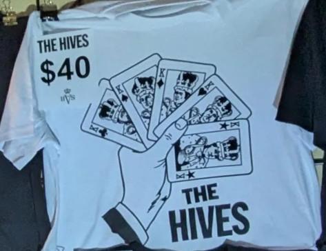 The Hives East Coast 2026 Tour Cards White Unisex T-Shirt S