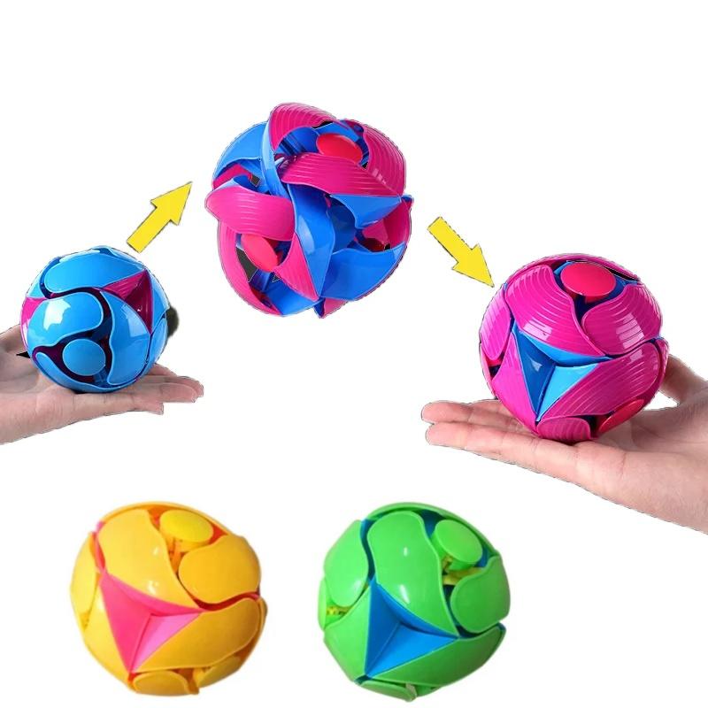 Toys 2pcs Hand Throwing Color Ball Toys, Children's Hand Throwing Stress Relief Accessories, Adult Gifts, Magic Color Ball