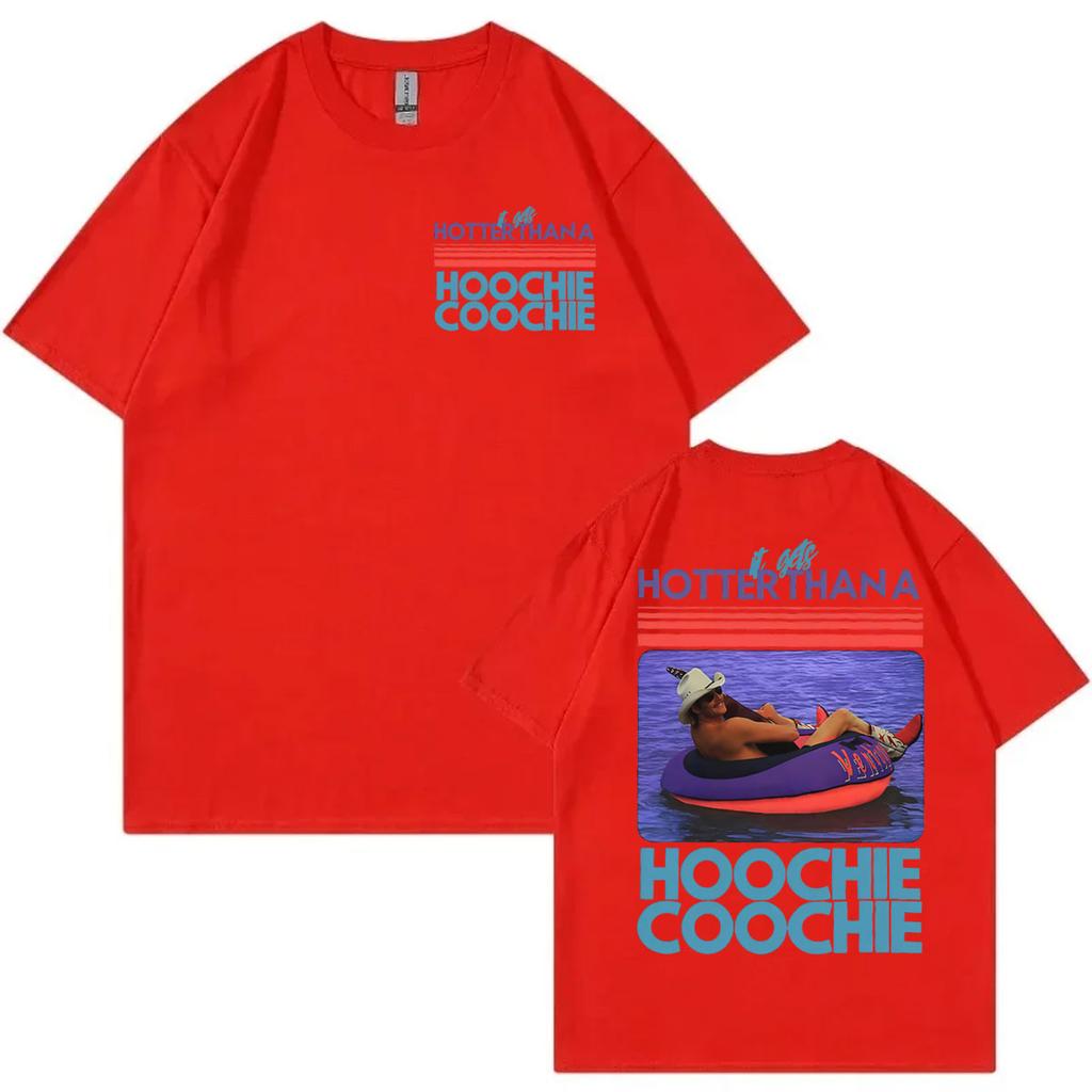 Hetare Än En Hoochie Coochie Meme T-shirt Unisex Sommar Avslappnad Bomulls T-shirts High Street Mode Trend Kortärmad T-shirt