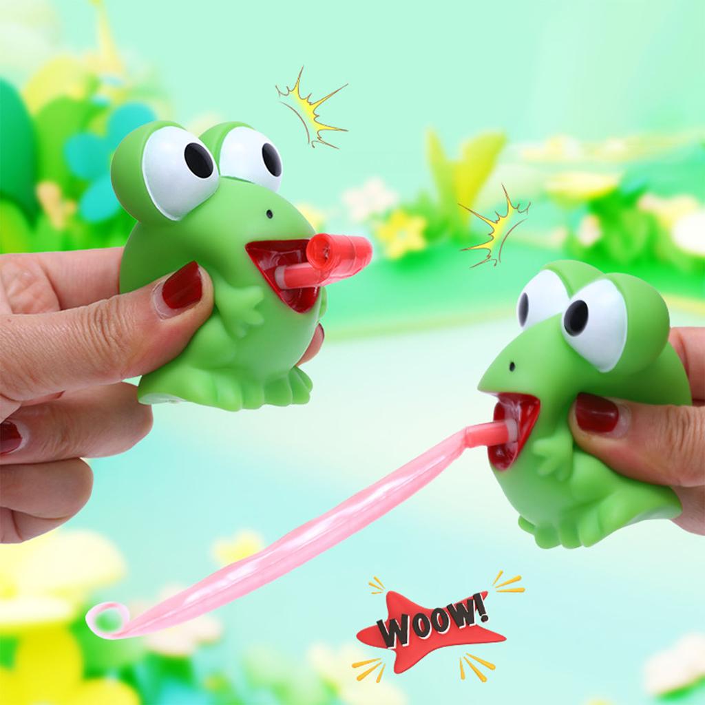 Anti-Anxiety Dinosaur Frog Squeeze Toy Safe and Non-toxic Novelty Decompression Toys for Kids Adults Anxiety Stress Relief Toy