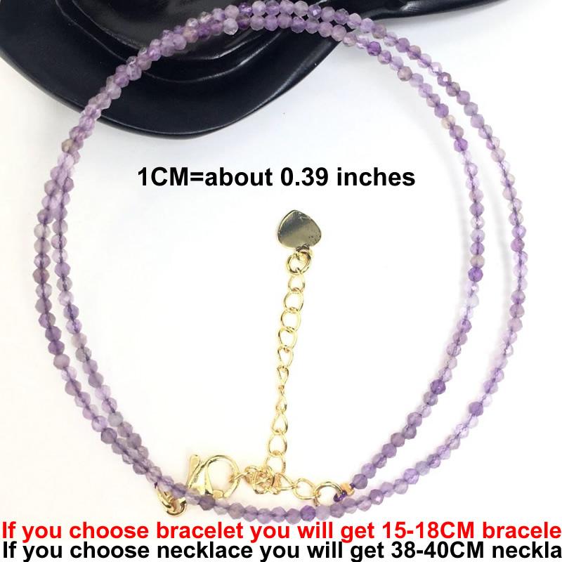 Cutting Flash Beads Gemstones for Men and Women Necklace Bracelet Crystal Quartz agate Choker Jewelry Party Gift Fashion 2-3mm