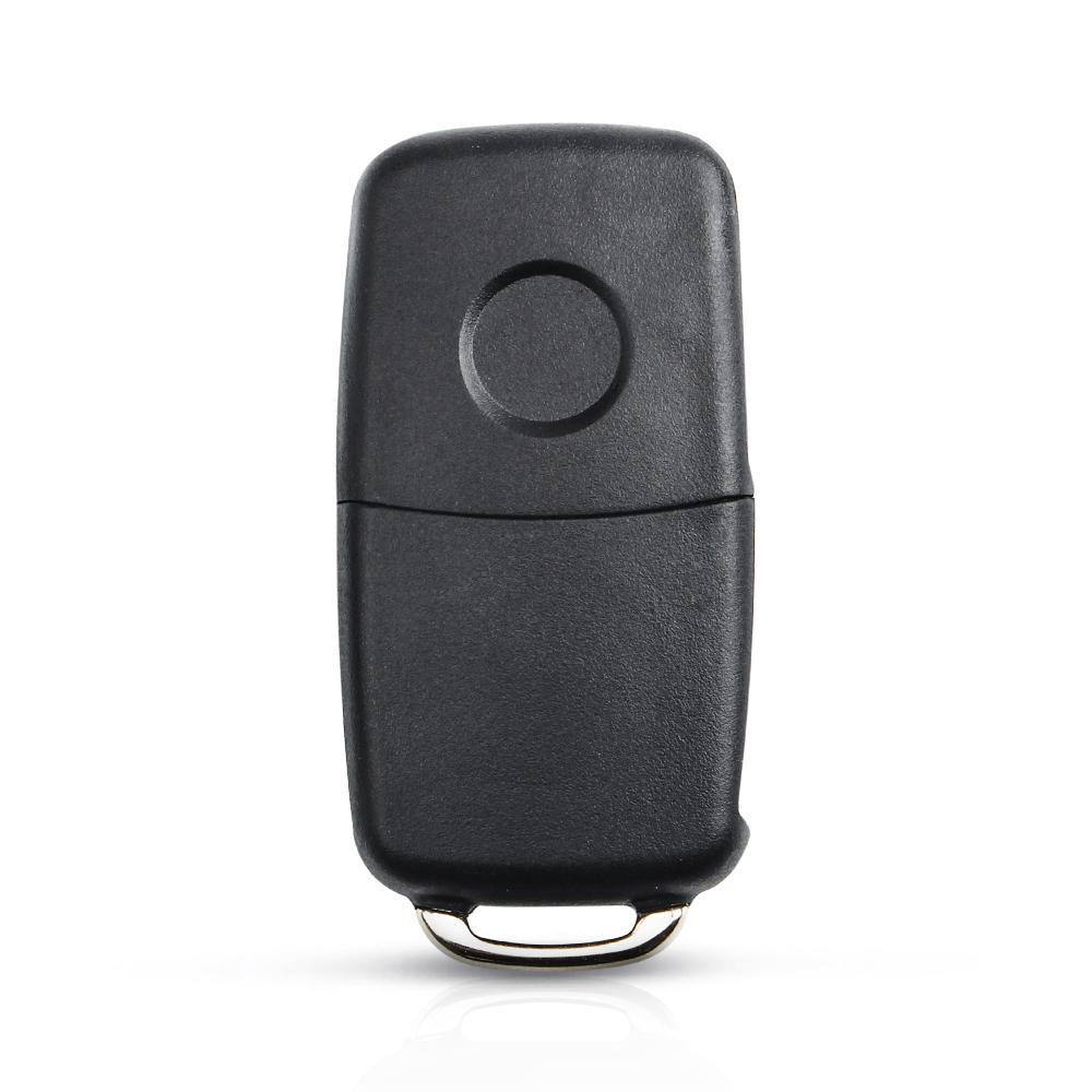 2/3 Tasten Klappbare Auto-Fernbedienungsschale Flip-Key-Schale für Volkswagen VW Polo Passat B5 Tiguan Golf Seat Skoda Auto Leerer Schlüssel