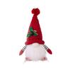Gnome Doll Christmas Dwarf Knitted Hat Handmade Faceless Doll Cute Dwarf Doll  Festival
