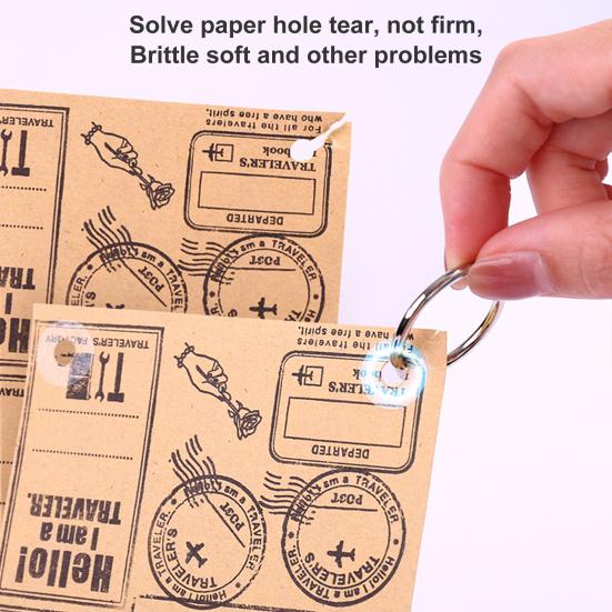 250 Adet Kağıt Tamir Etiket DIY Mini Kendinden Yapışkanlı Anti-break Gevşek Yapraklı Kağıt Koruyucu Ofis Malzemeleri