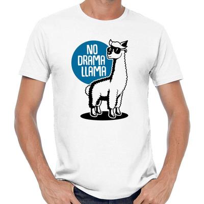 KEIN DRAMA LLAMA Lama Alpaka Alpaka Cooles Zitat Sprüche Comedy Spaß T-Shirt