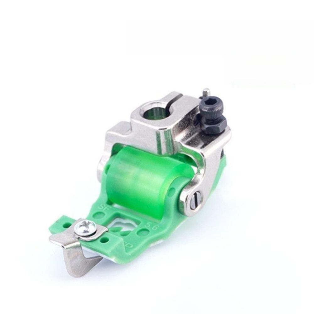 3 Needle 5 Thread Roller Presser Foot Plastic Adjustable Sewing Machine Roller Presser Foot No Cloth Eating Sewing Presser Foot
