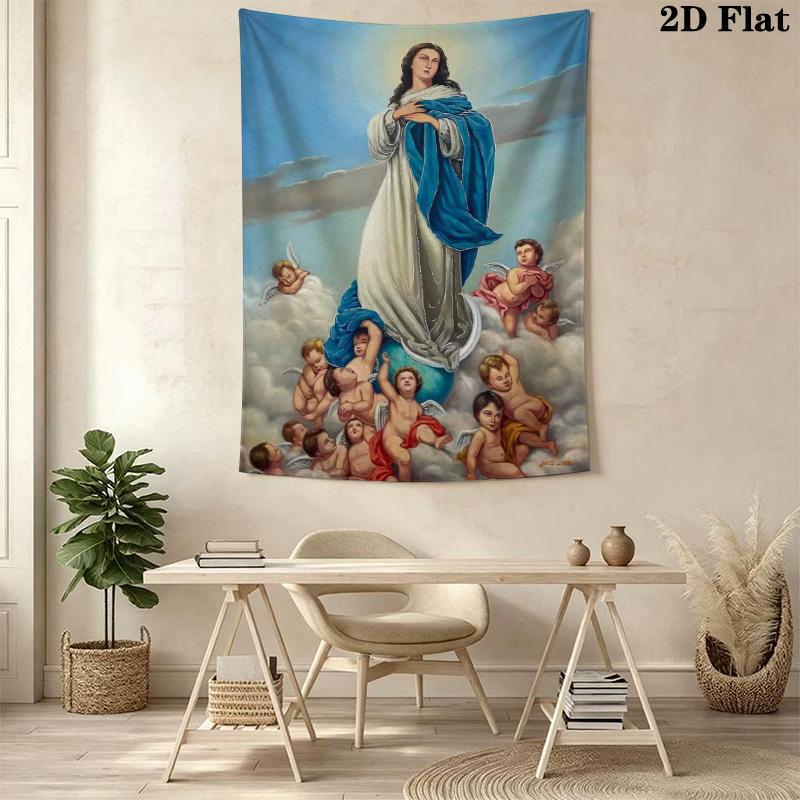 Virgin Mary Pattern Home Decor Tapestry, Wall Hanging, Decorative RV Wall Cloth.SGT0917477