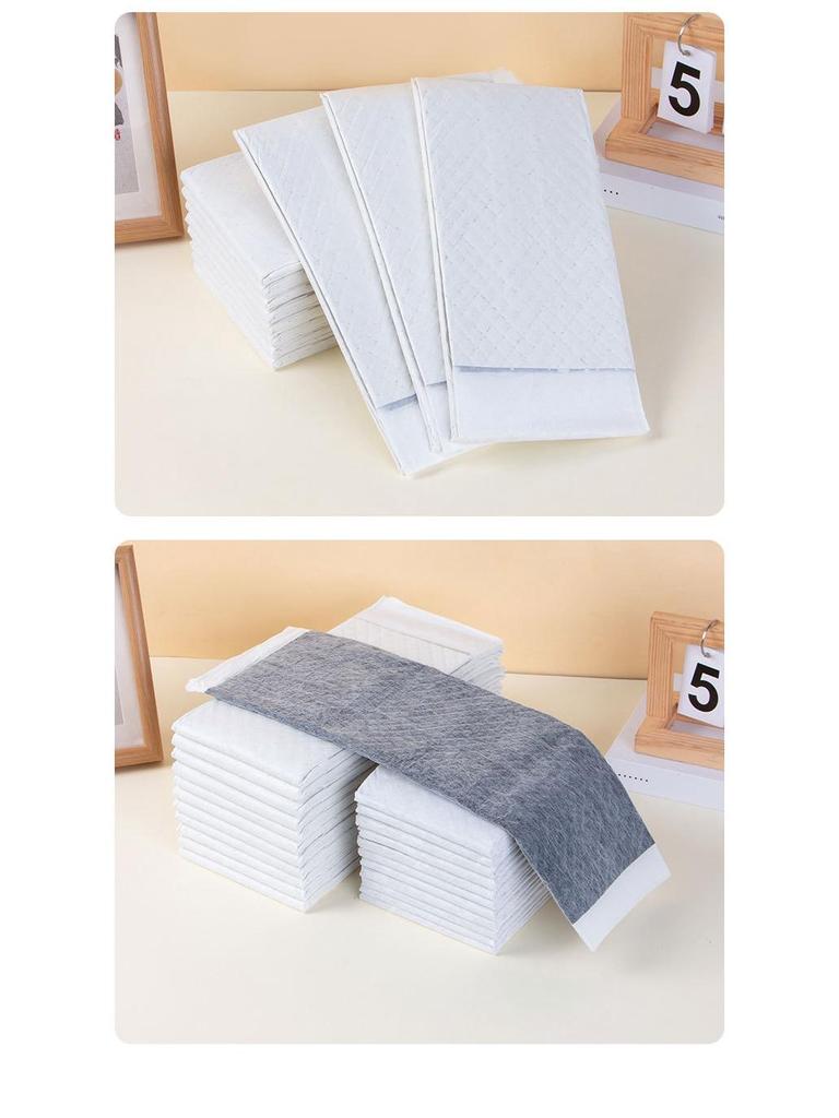 Bamboo Charcoal Disposable Dog Diaper Pads - Adhesive, Absorbent, Deodorizing Pet Urine Pads
