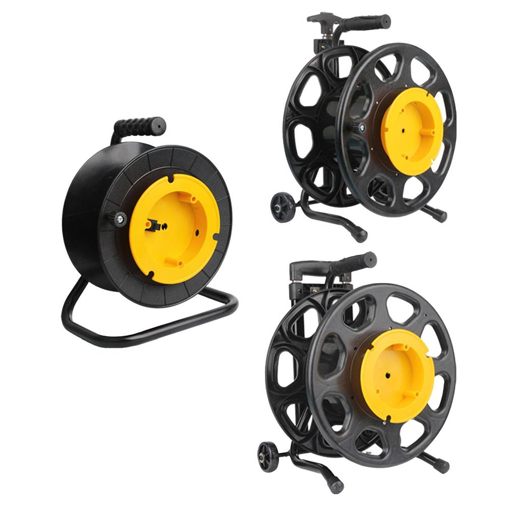 Cable Reel Holder Organizer, Sturdy Construction, Simple Storage, Suitable for Camping, Trailers,
